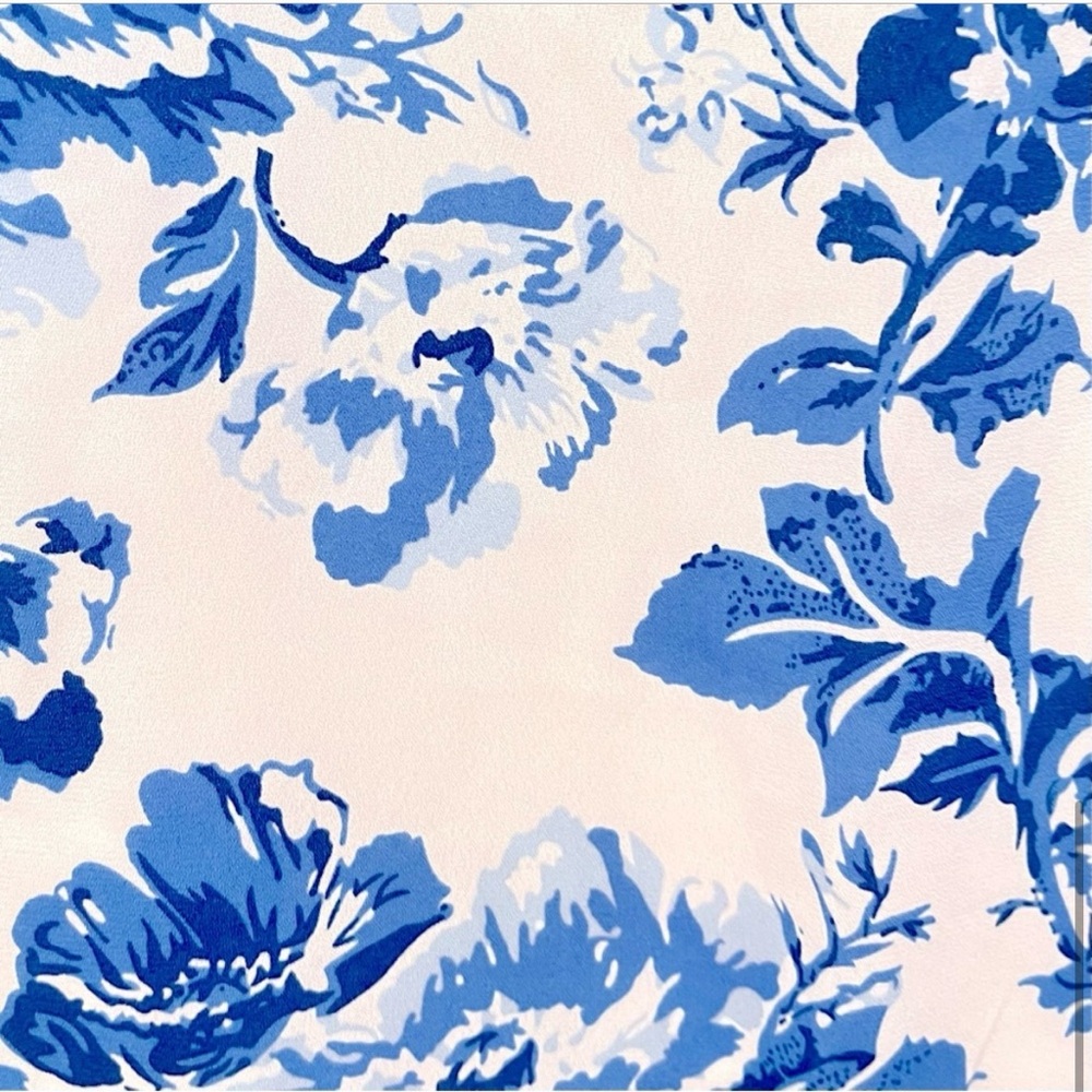 ๐ฉตHOST PICK๐ฉต- Aqua- Blue Floral Ruffle Mini Dress. - Picture 4 of 6